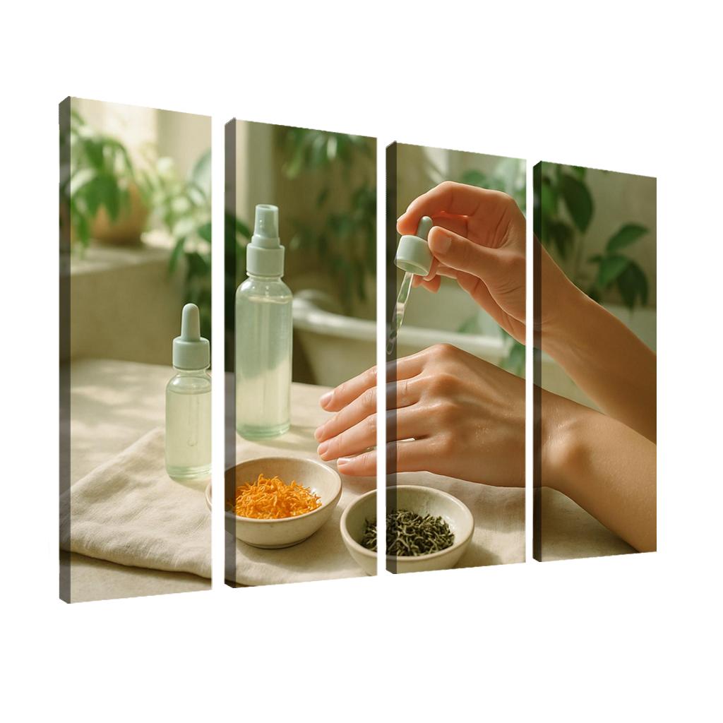 Botanical Dew Skincare Ritual art trends