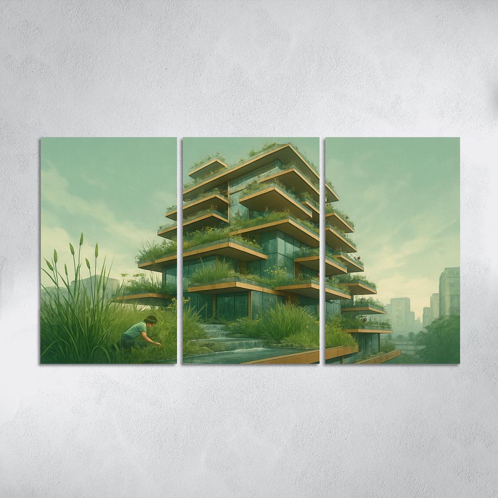 Vertical Wetland Tower one-piece frames