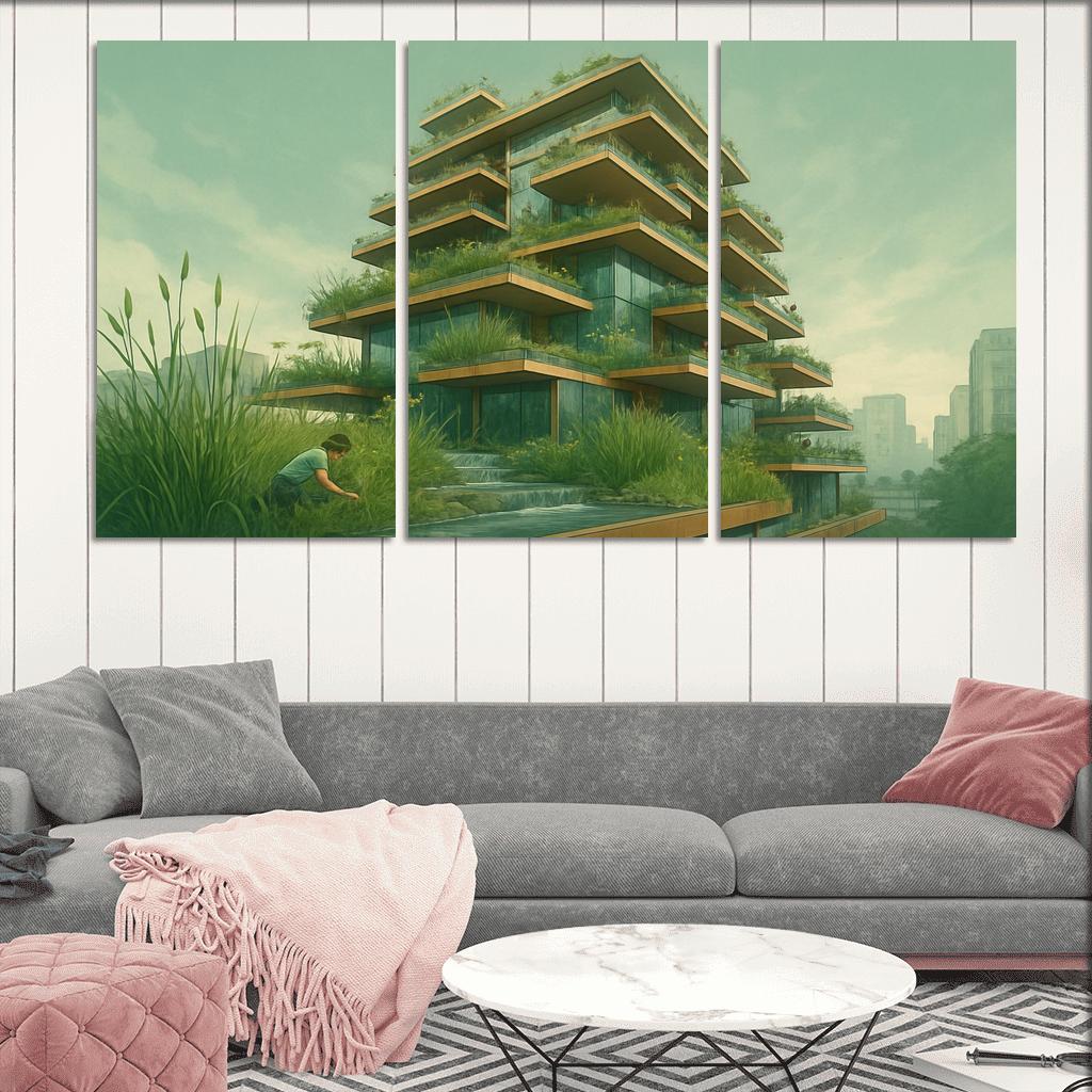 Vertical Wetland Tower one-piece frames