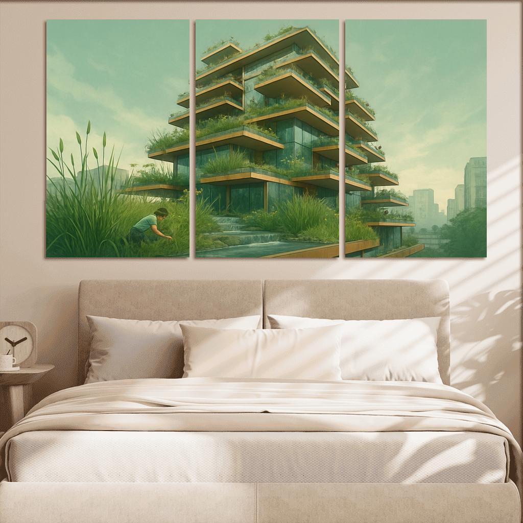 Vertical Wetland Tower one-piece frames