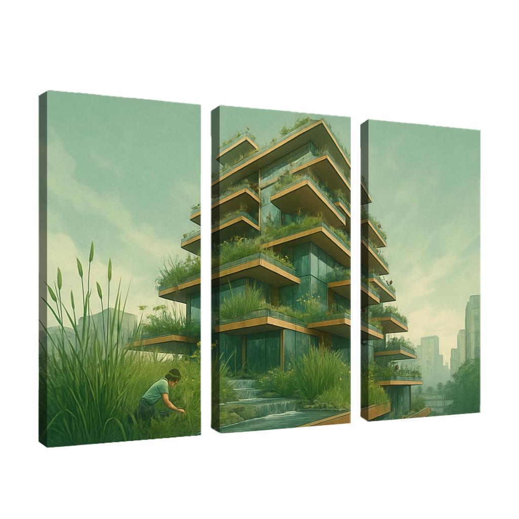 Vertical Wetland Tower one-piece frames