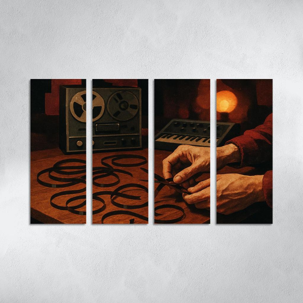 Analog Tape Loop Soundscaping wall decor