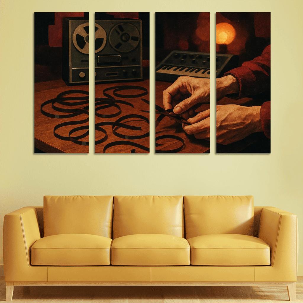 Analog Tape Loop Soundscaping wall decor