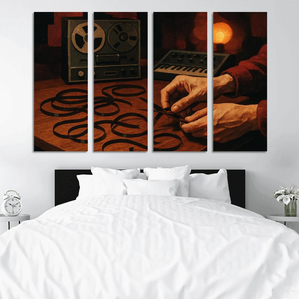 Analog Tape Loop Soundscaping wall decor