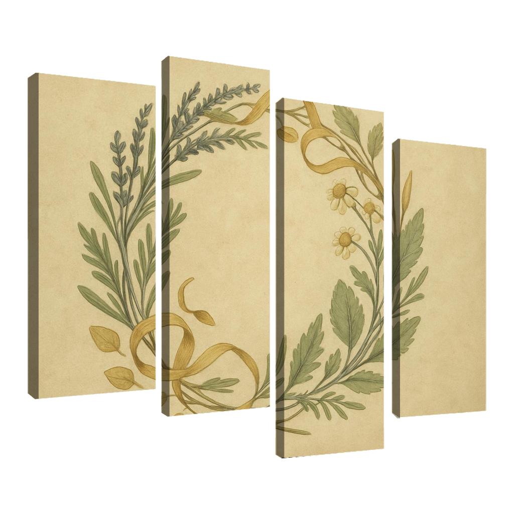 Herbal Memory Wreath one-piece frames