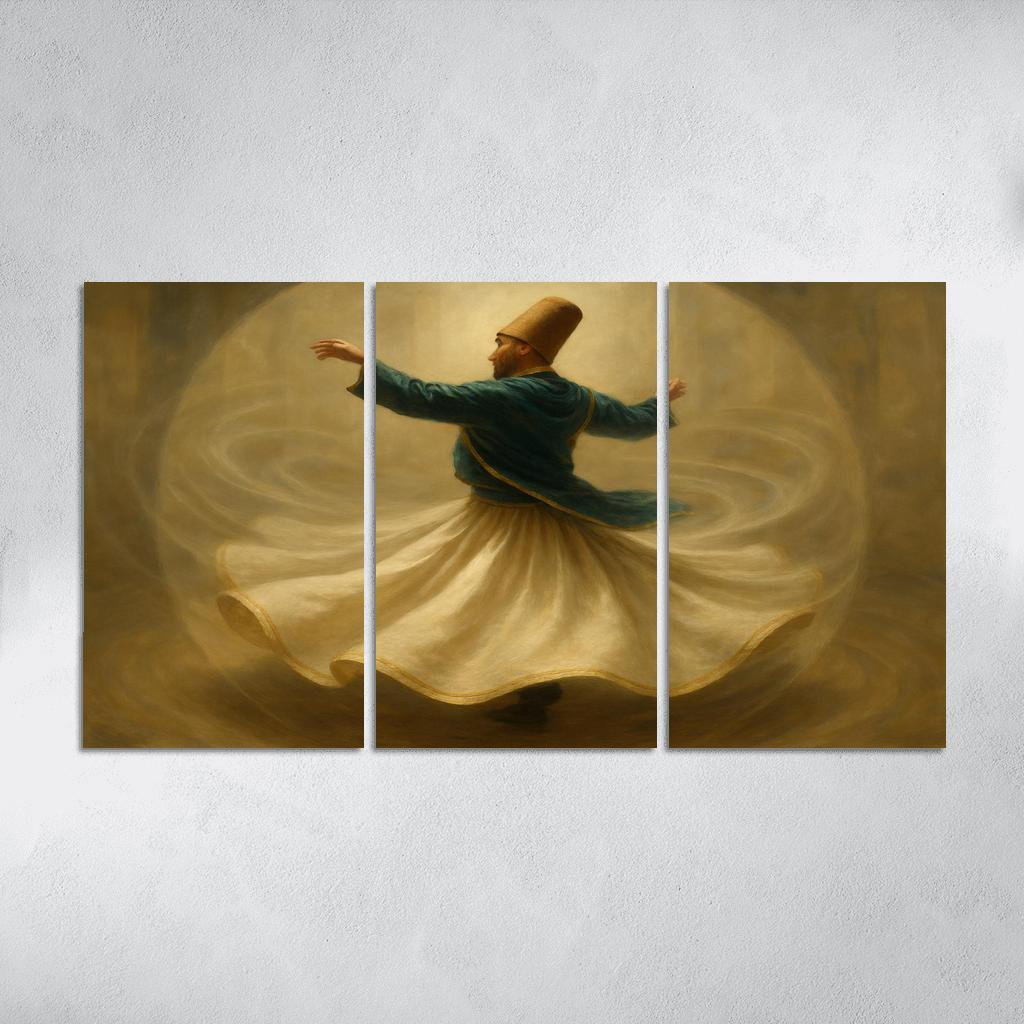 Sufi Whirling Meditation framed paintings