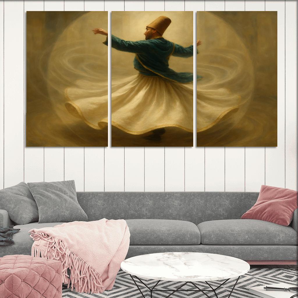 Sufi Whirling Meditation framed paintings