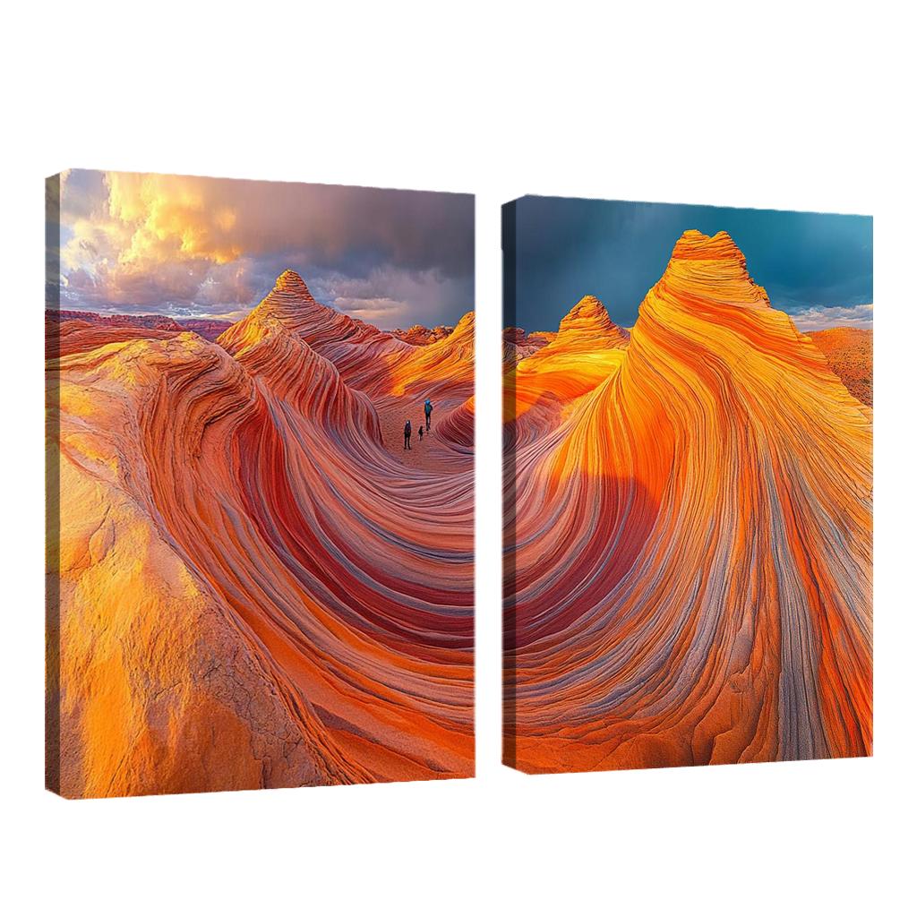 The Wave Sandstone Formation one-piece frames