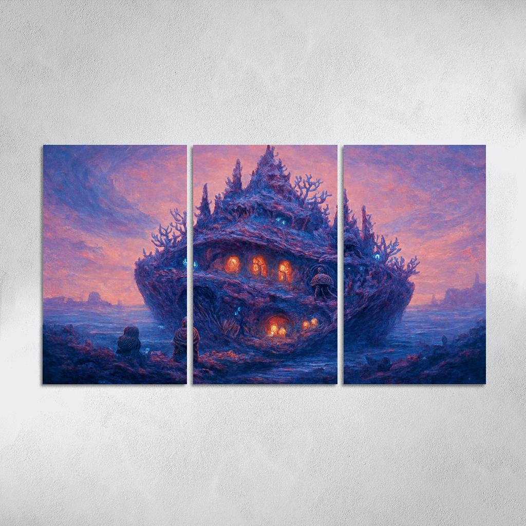 Bioluminal Coral Ark art trends