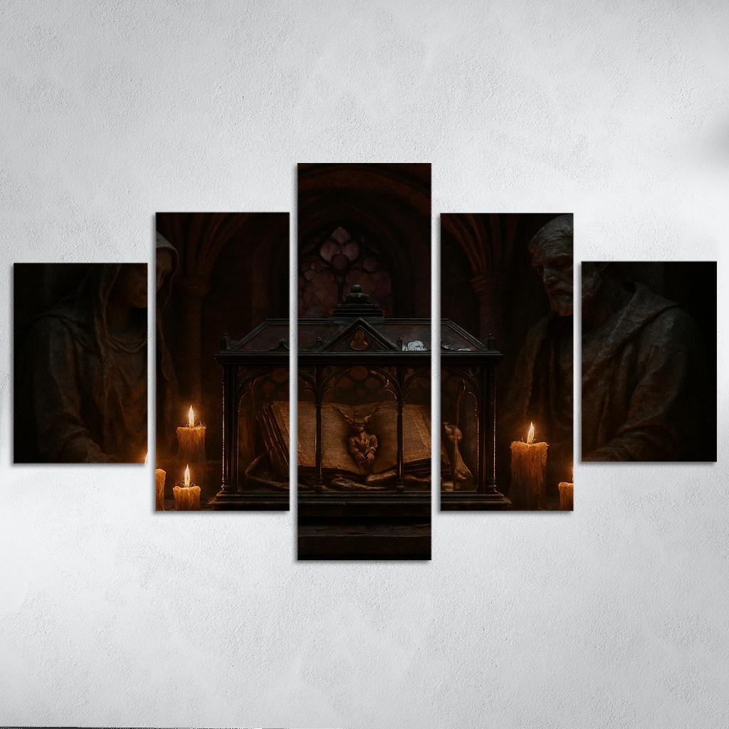 Nocturne Reliquary custom paintings frame