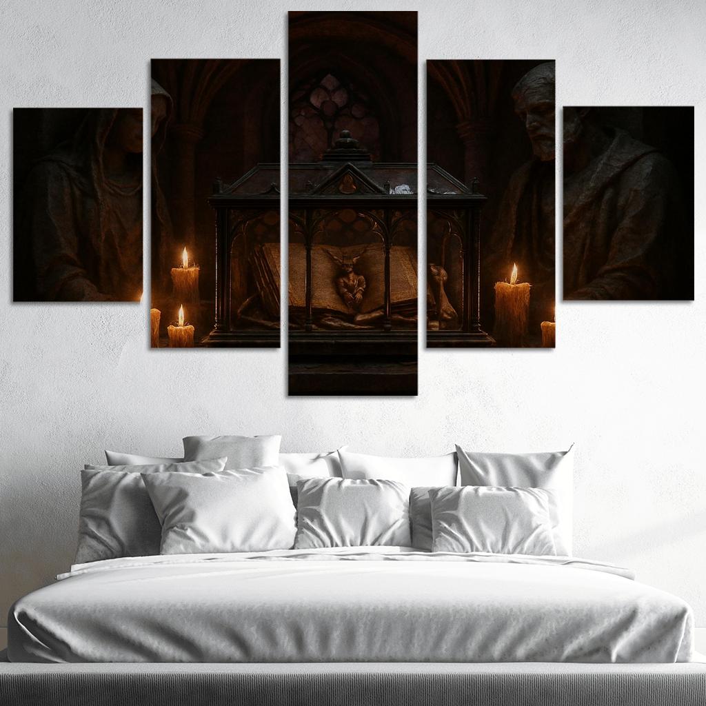 Nocturne Reliquary custom paintings frame