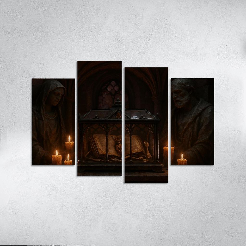 Nocturne Reliquary custom paintings frame