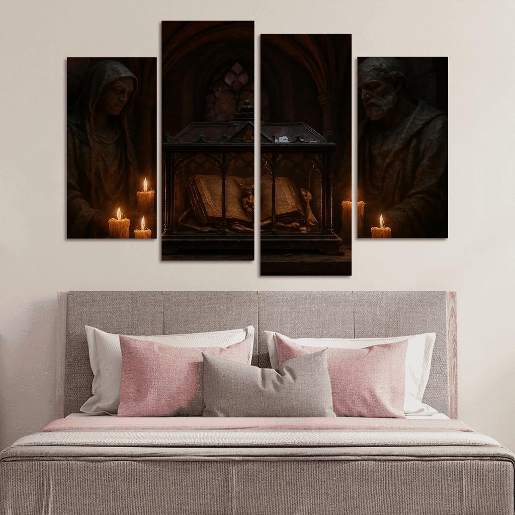 Nocturne Reliquary custom paintings frame