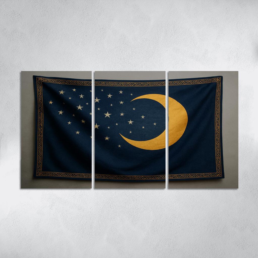 Solar Crescent Standard abstract paintings frame