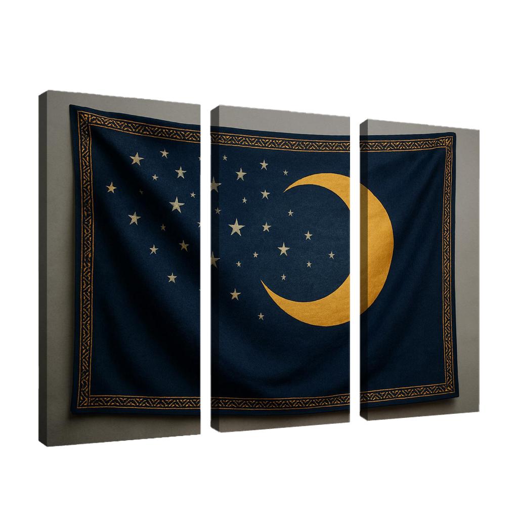 Solar Crescent Standard abstract paintings frame