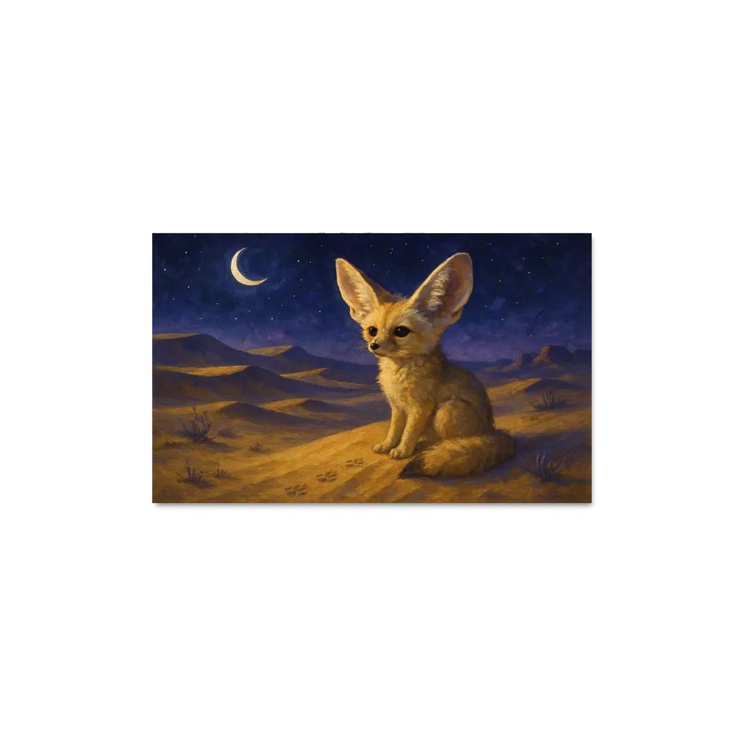 Desert Night Fennec Fox one-piece frames