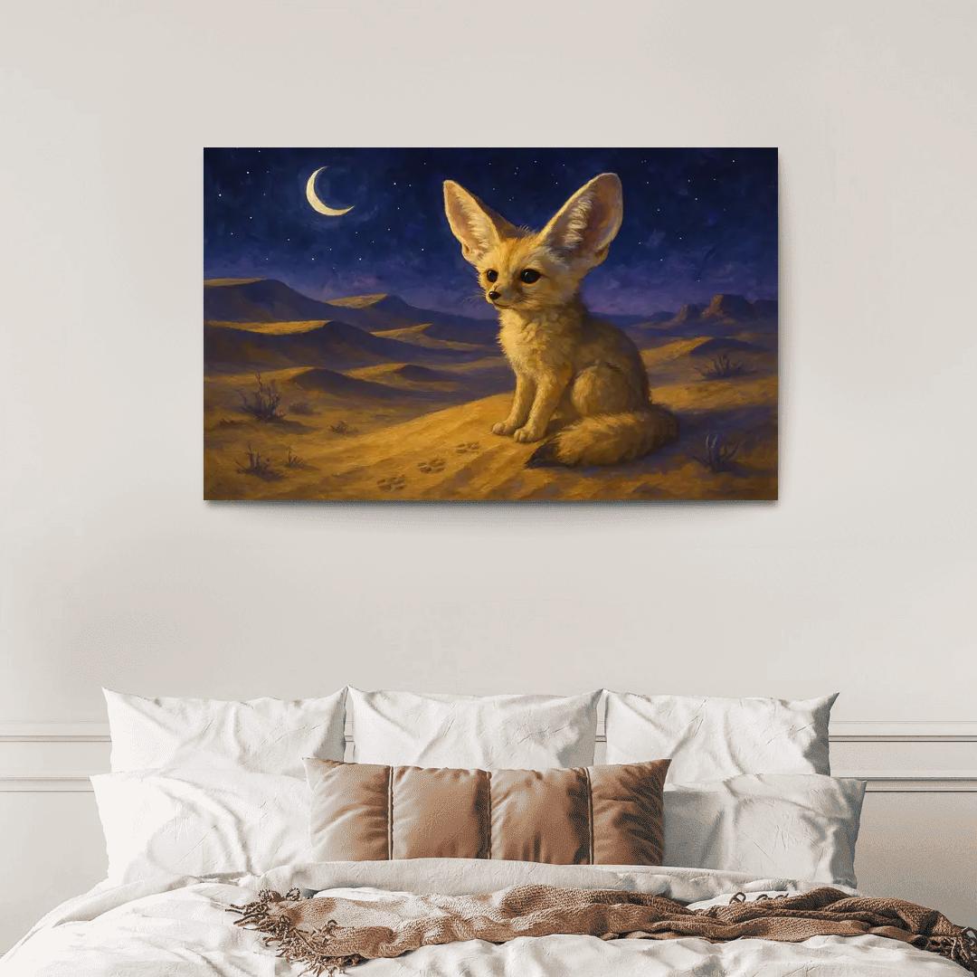 Desert Night Fennec Fox one-piece frames