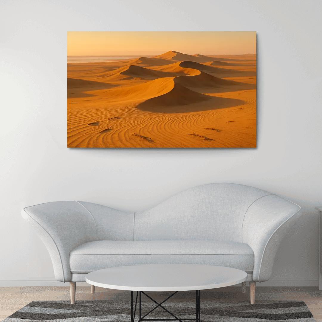 Golden Dune Morning oil paintings frame