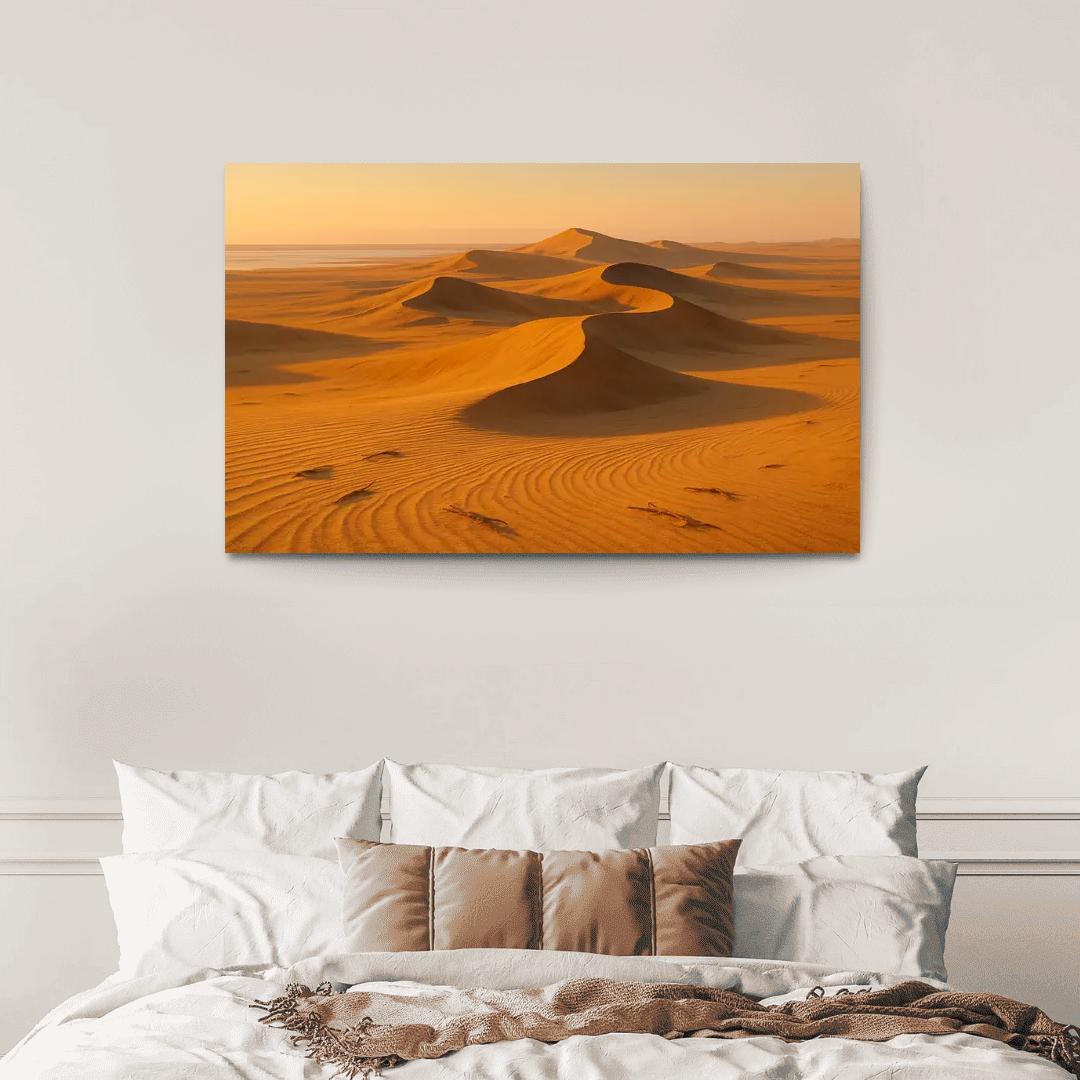 Golden Dune Morning oil paintings frame
