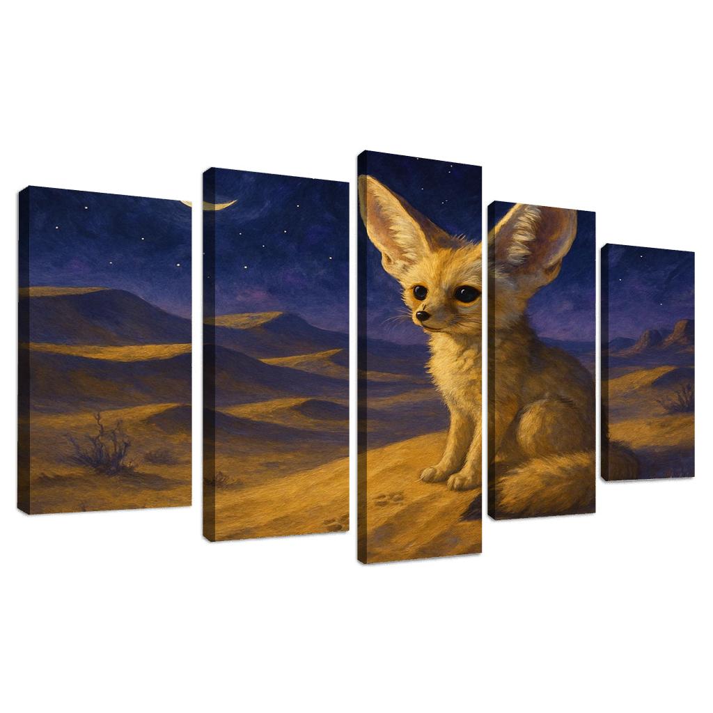 Desert Night Fennec Fox one-piece frames