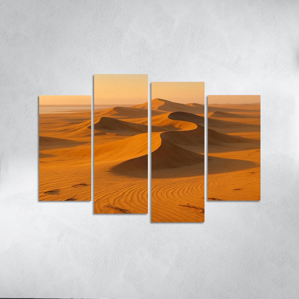 Golden Dune Morning oil paintings frame