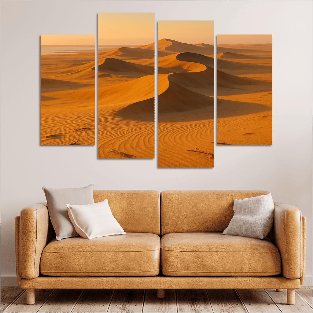 Golden Dune Morning oil paintings frame