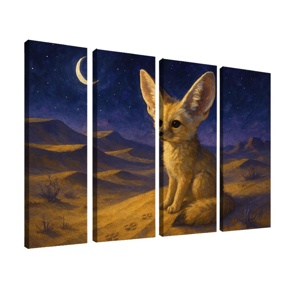 Desert Night Fennec Fox one-piece frames