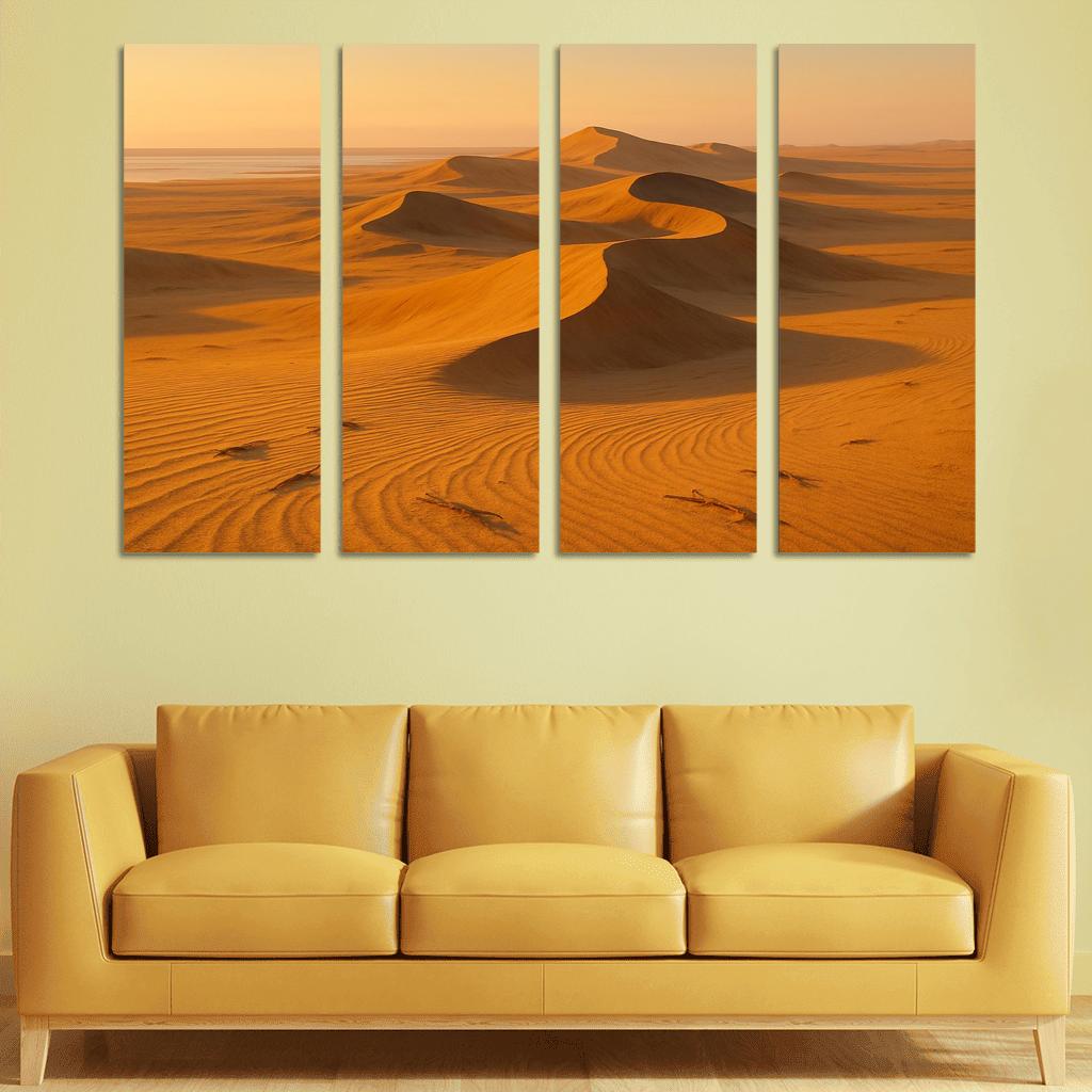 Golden Dune Morning oil paintings frame