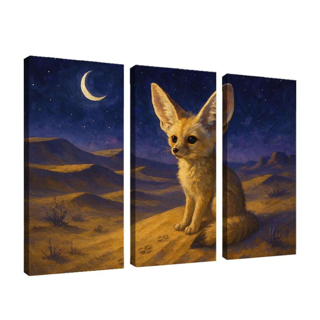 Desert Night Fennec Fox one-piece frames