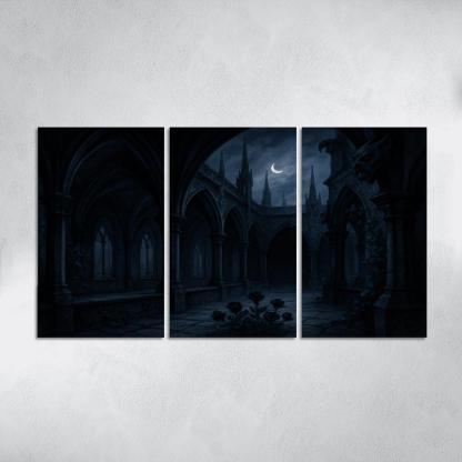 Obsidian Cloister wall decor