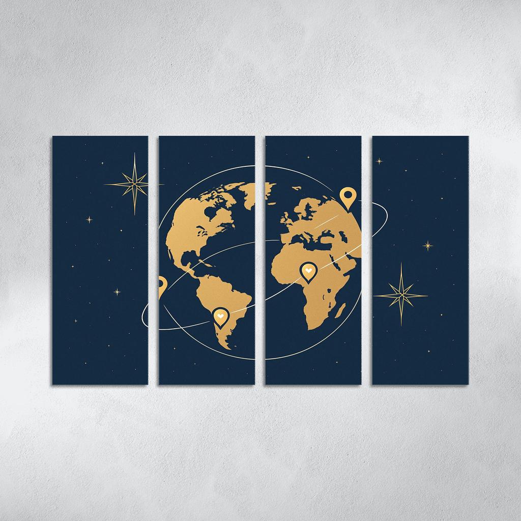 Celestial Route framed paintings