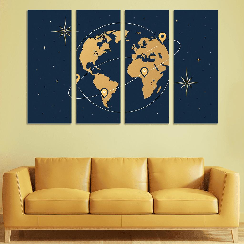 Celestial Route framed paintings