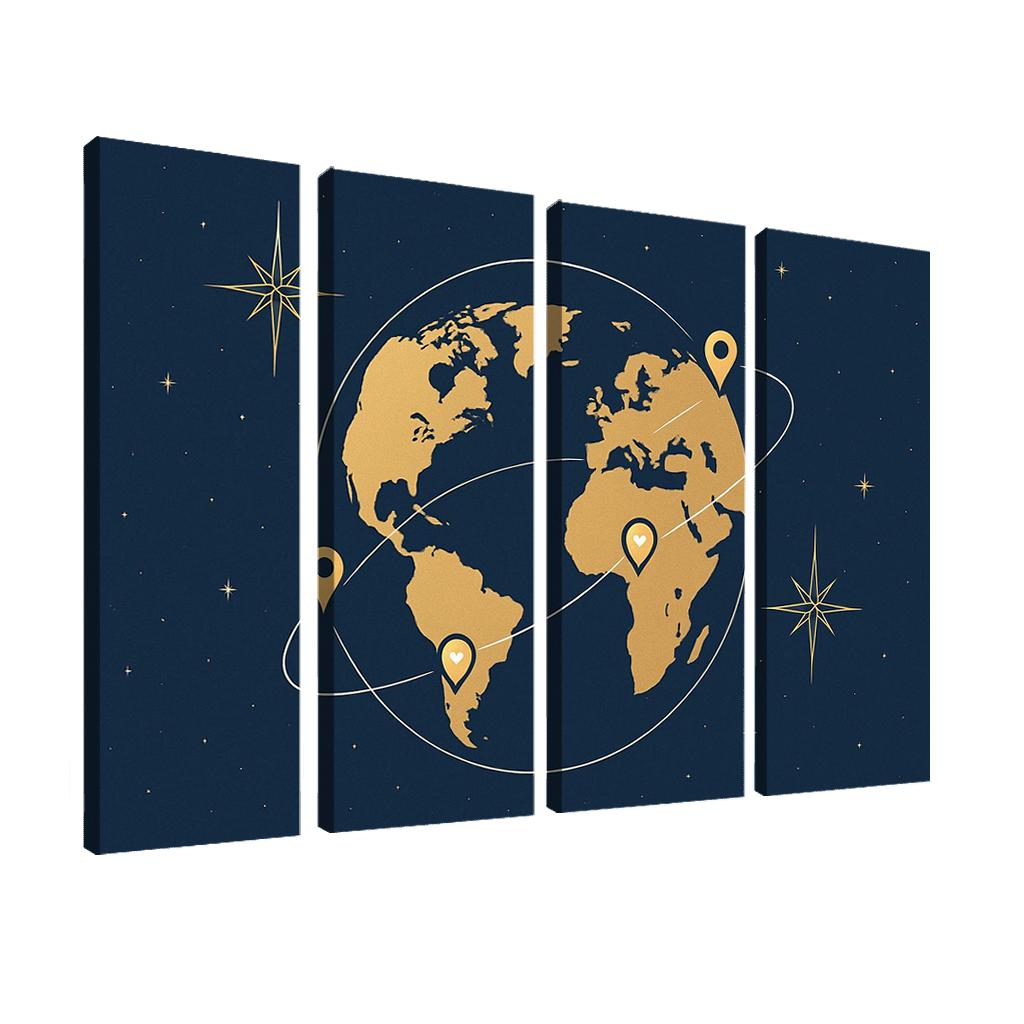 Celestial Route framed paintings