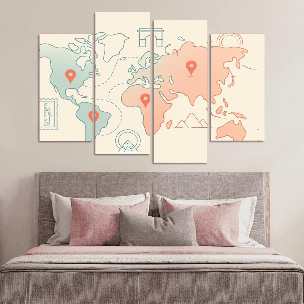 Pastel Passage wall art