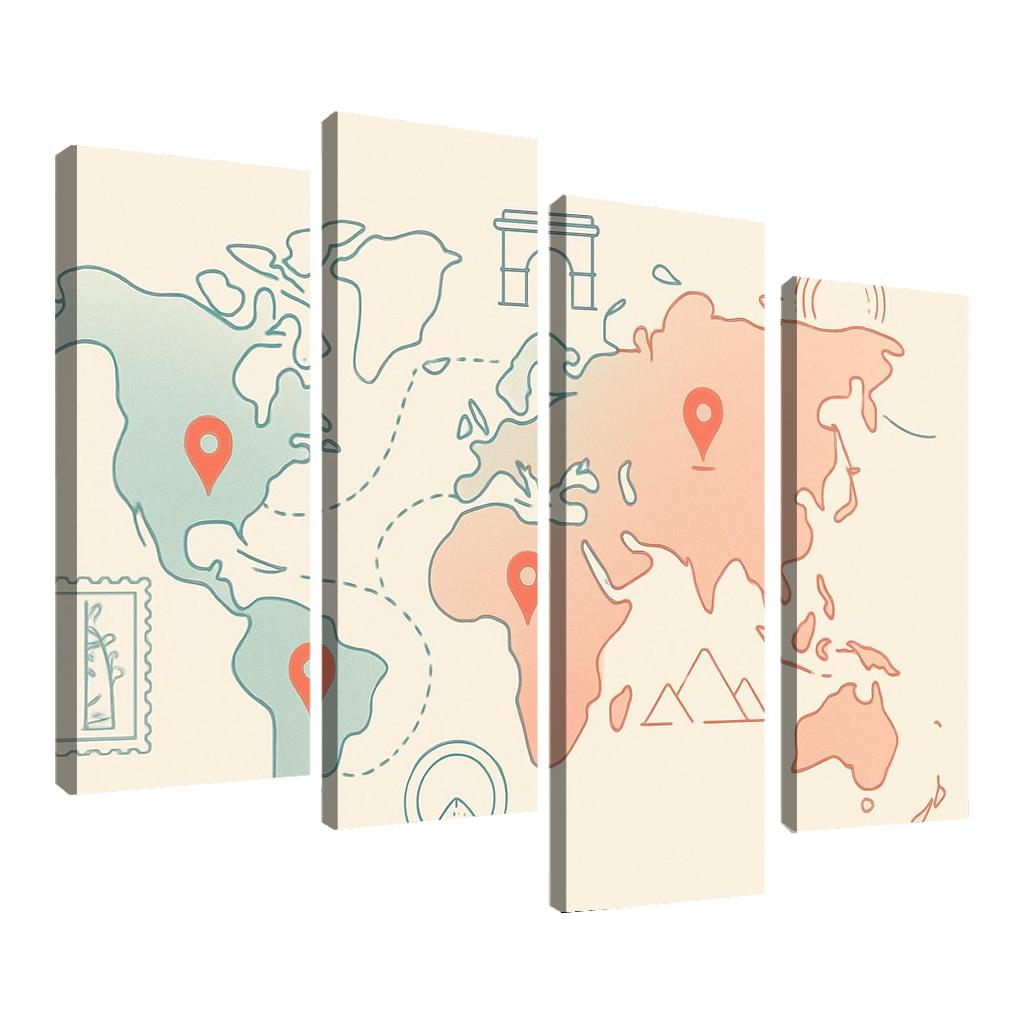 Pastel Passage wall art