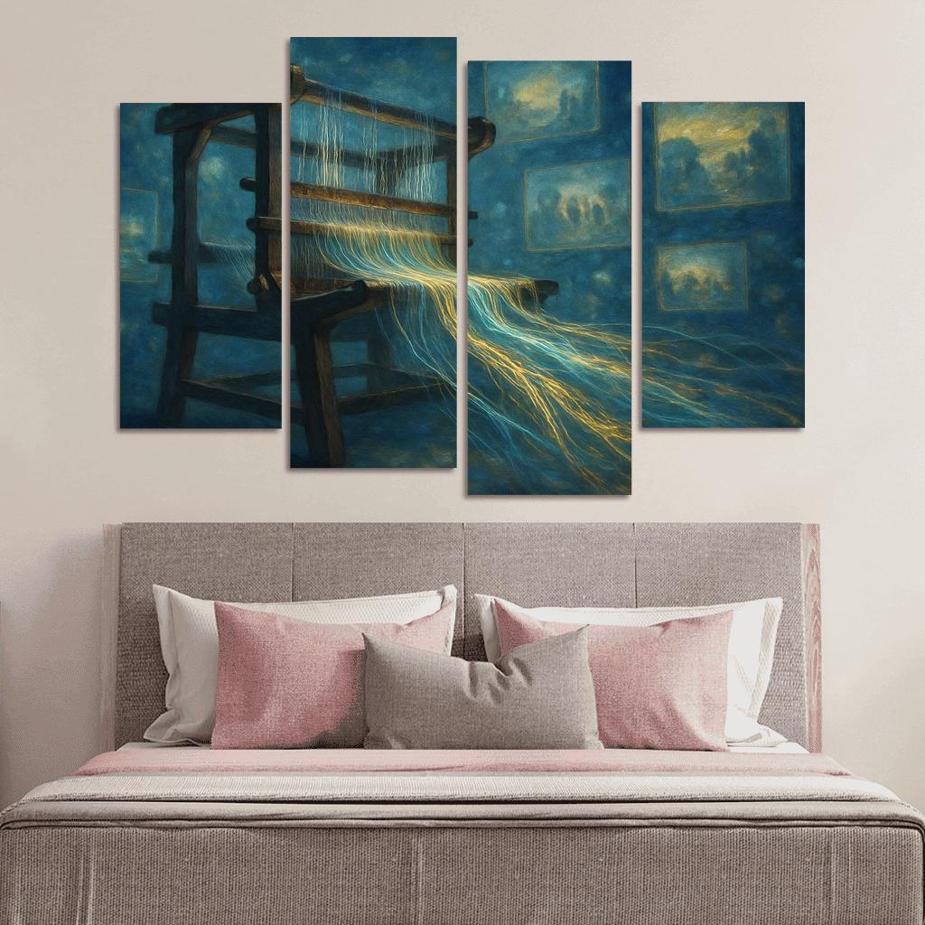 Chromatic Memory Loom wall decor