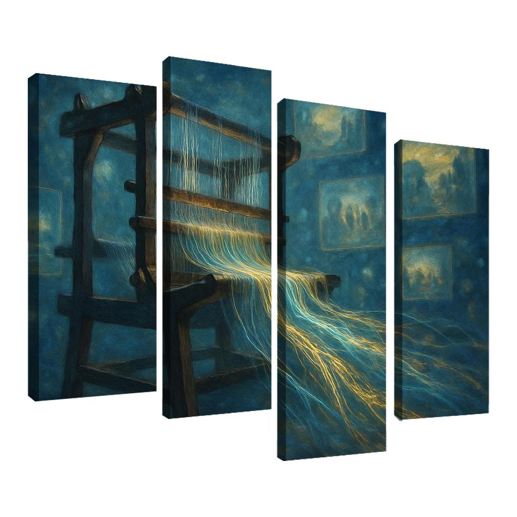 Chromatic Memory Loom wall decor