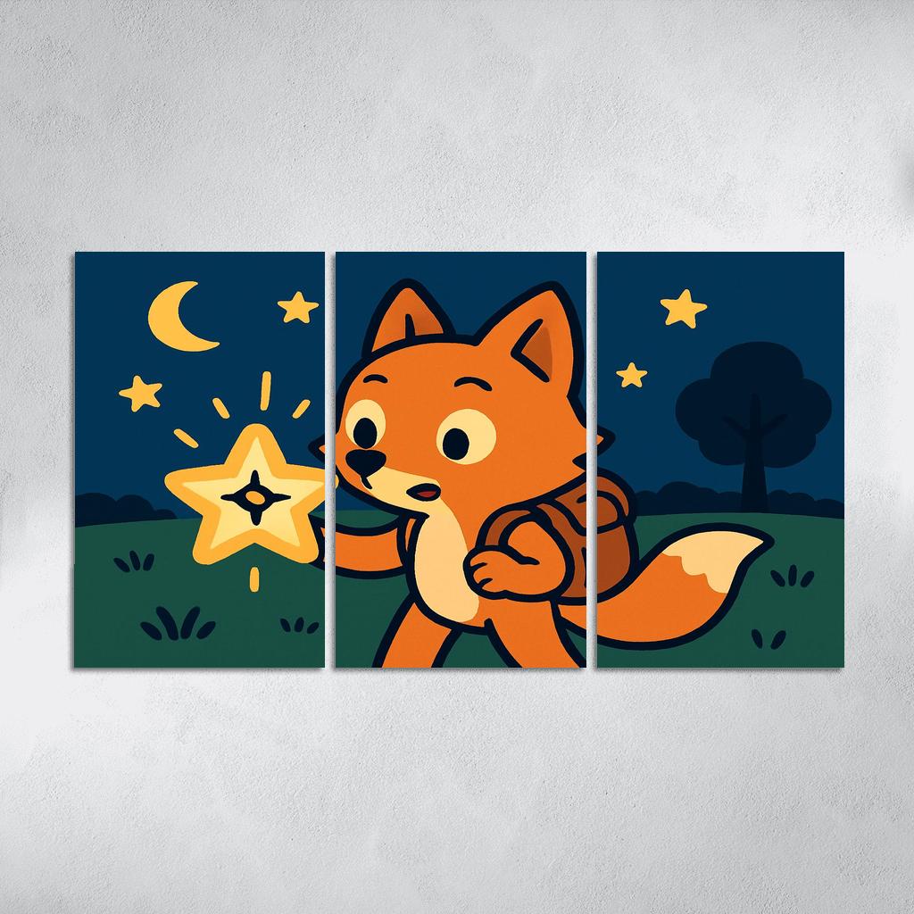 Maple The Explorer Fox And The Starry Compass custom paintings frame