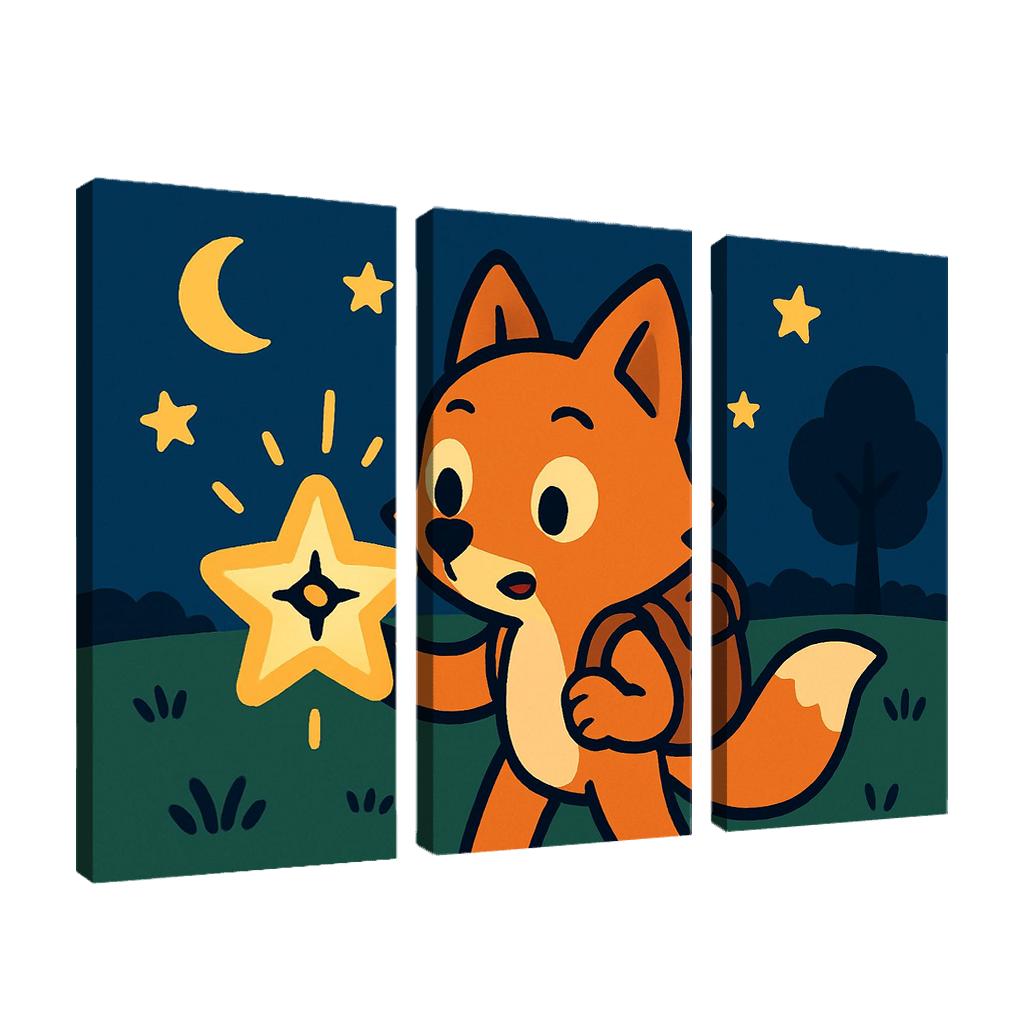 Maple The Explorer Fox And The Starry Compass custom paintings frame