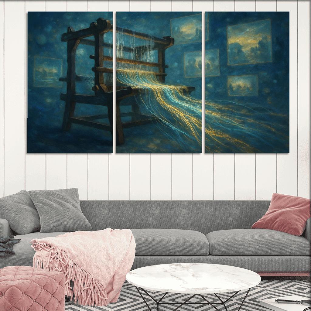 Chromatic Memory Loom wall decor