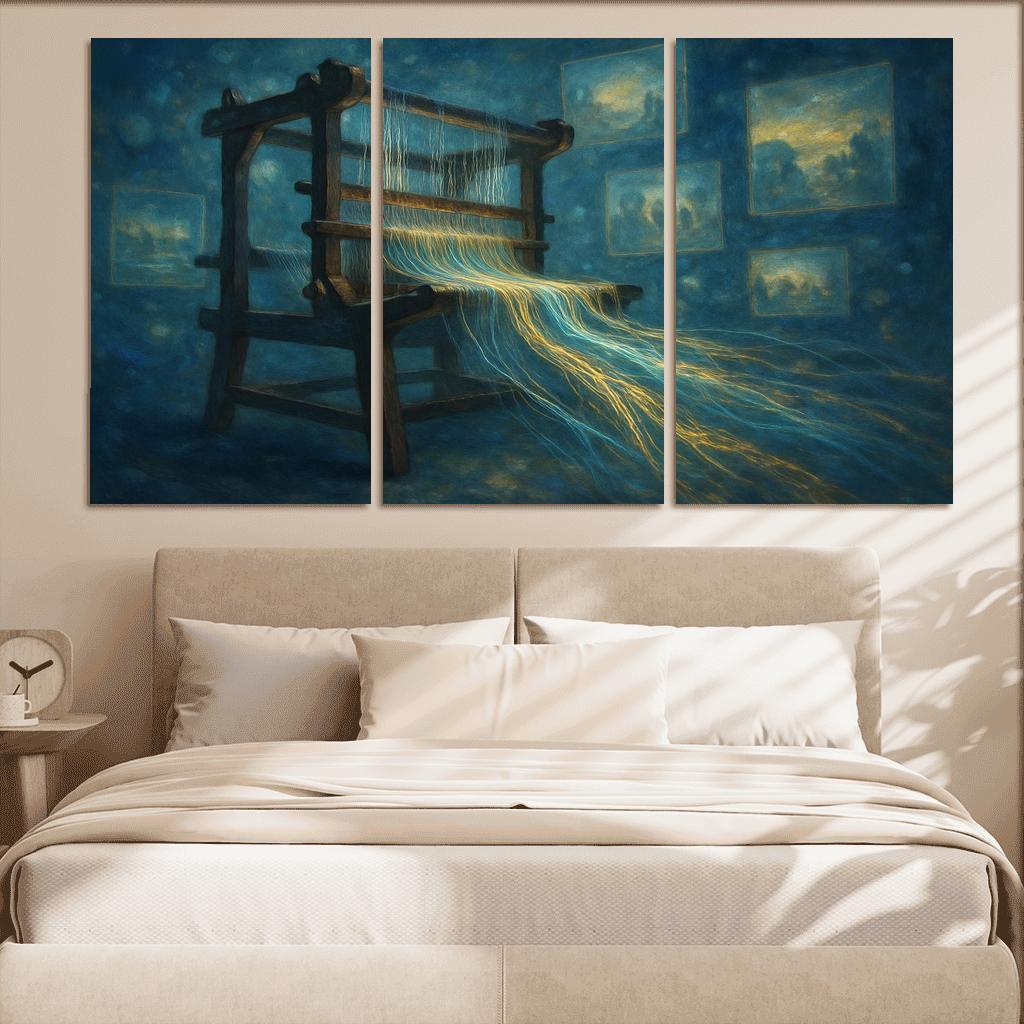 Chromatic Memory Loom wall decor
