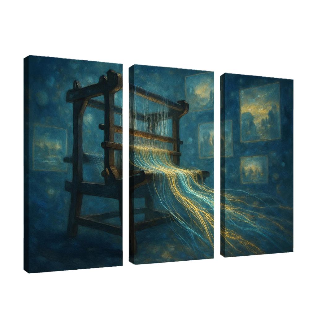 Chromatic Memory Loom wall decor