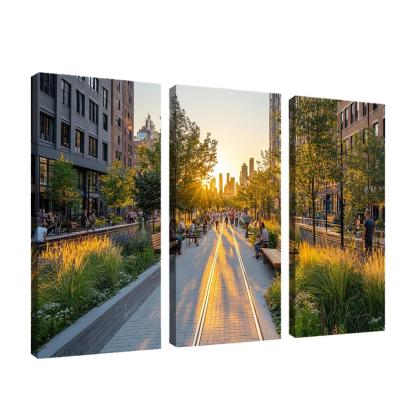The High Line Elevated Park custom paintings frame