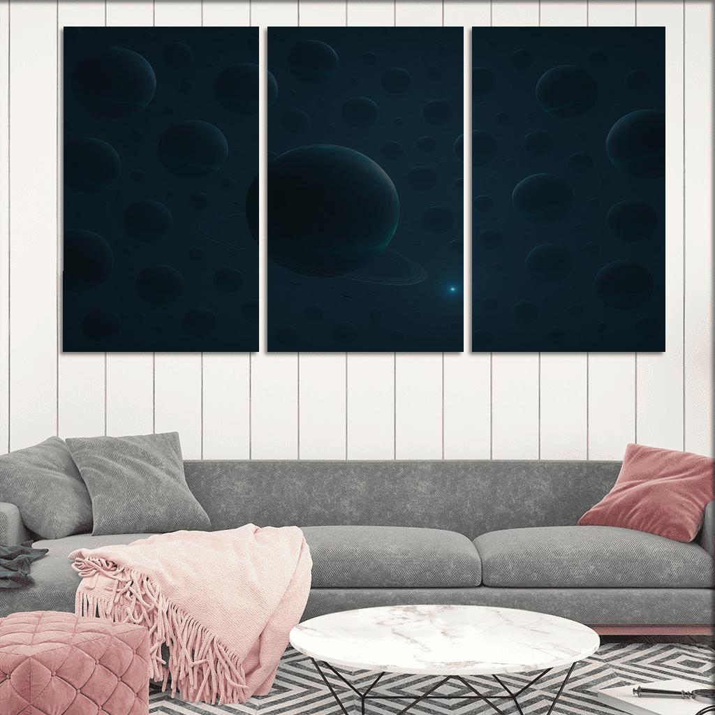 Stellar Graveyard Of Rogue Planets custom paintings frame