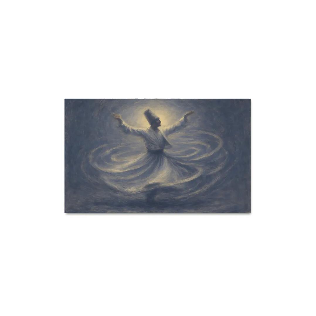 Sufi Whirl Contemporary framed paintings