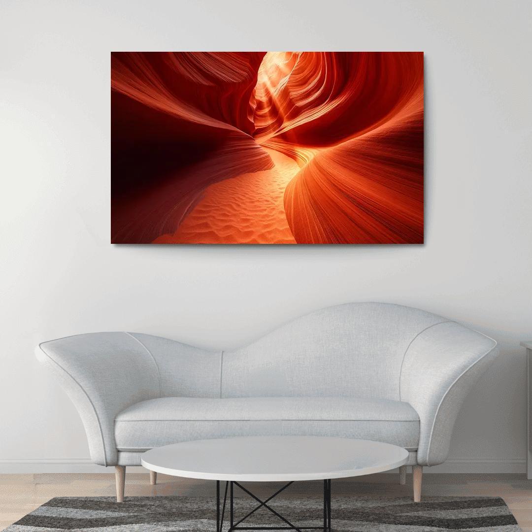 Antelope Canyon Arizona canvas paintings frame