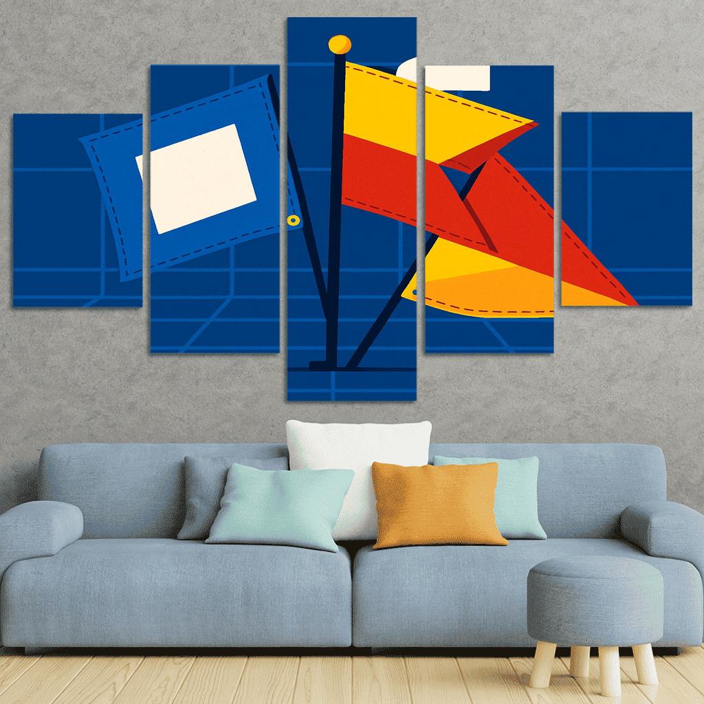 Semaphore Ensemble A Study In Maritime Signals oil paintings frame