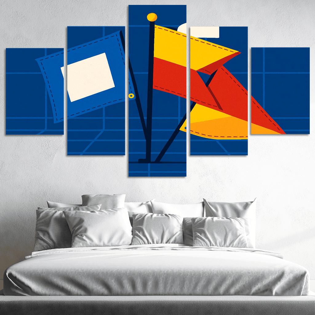 Semaphore Ensemble A Study In Maritime Signals oil paintings frame