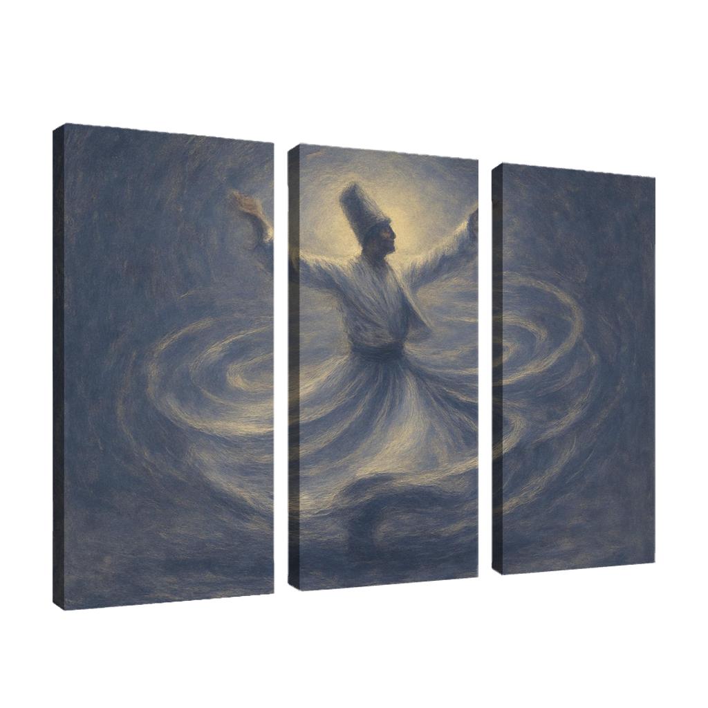 Sufi Whirl Contemporary framed paintings