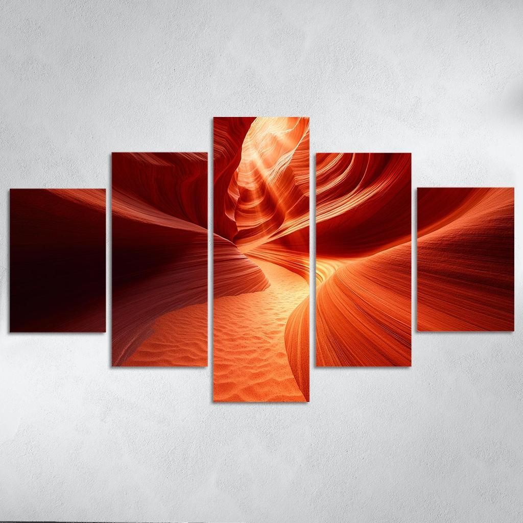 Antelope Canyon Arizona canvas paintings frame